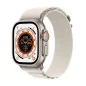 Apple Watch Ultra GPS + Cellulaire - Boîtier Titane 49mm - Boucle Trail - Stellaire