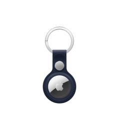 Apple Accessoire - Original Apple - Porte-clés à tissage fin pour AirTag – L’acier inoxydable - Bleu