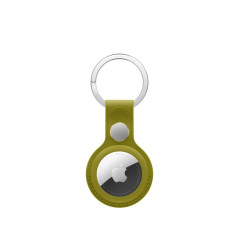 Apple Accessoire - Original Apple - Porte-clés à tissage fin pour AirTag – inoxydable - Chartreuse