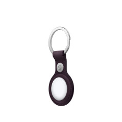 Apple Accessoire - Original Apple - Porte-clés à tissage fin pour AirTag – L’acier inoxydable - Mûre