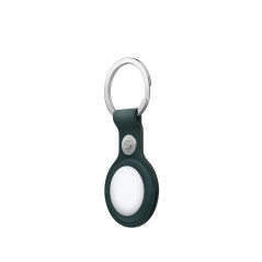 Apple Accessoire - Original Apple - Porte-clés à tissage fin pour AirTag – inoxydable - Vert foncé