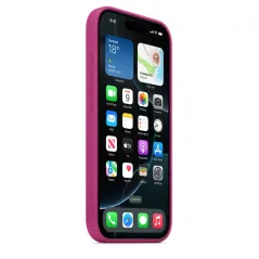 Apple Accessoire - Original Apple - Étui iPhone  en silicone MagSafe iPhone 16 Pro – Fuchsia