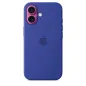 Apple Accessoire - Original Apple - Étui iphone en silicone MagSafe iPhone 16 – Bleu outremer
