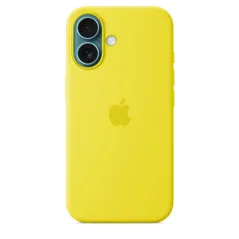 Apple Accessoire - Original Apple - Étui iphone en silicone MagSafe iPhone 16 – couleur Carambole