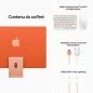 Apple iMac 24" Puce M1 256 Go SSD 8 Go RAM CPU 8 - GPU 7 - Orange - Garantie 1 An