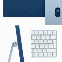 Apple iMac 24" Puce M3 256 Go SSD 8 Go RAM CPU 8 - GPU 8 - Bleu - Garantie 1 An