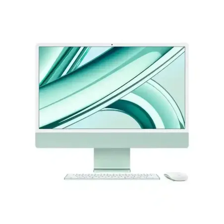 Apple iMac 24" Puce M3 256 Go SSD 8 Go RAM CPU 8 - GPU 8 - Vert - Garantie 1 An
