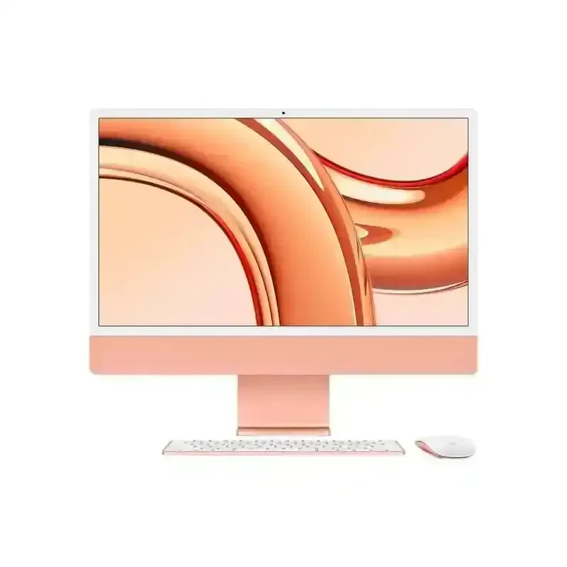 Apple iMac 24" Puce M3 256 Go SSD 8 Go RAM CPU 8 - GPU 8 - Orange - Garantie 1 An