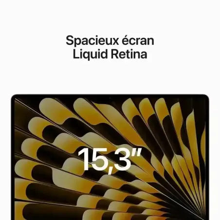 Apple MacBook Air 15.3'' - Puce M2 - 256 Go SSD - 8 Go RAM - Stellaire - Garantie 1 An