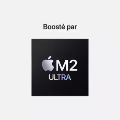 Apple Mac Pro 1 To SSD 64 Go RAM Puce M2 Ultra CPU 24 coeurs GPU 60 cœurs