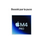 Apple Mac Mini - 512 Go SSD - 16 Go RAM - M4 - CPU 10  - GPU 10  - Garantie 1 An