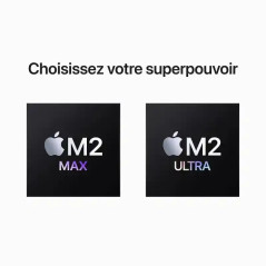 Apple Mac Studio - 512 Go SSD - 32 Go RAM - M2 Max CPU 12 - GPU 30 - Garantie 1 An