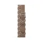 Apple Watch Bracelet Bride Équestre Hermès - Double Tour Bridon Attelage Beige - Weimar/Blanc 42 mm