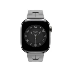 Apple Watch Bracelet Hermès - Signé Apple Original - Couleur Simple Tour Kilim Gris de 42 mm