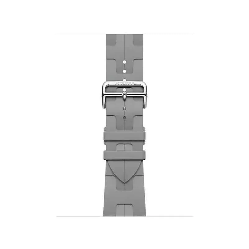 Apple Watch Bracelet Hermès - Signé Apple Original - Couleur Simple Tour Kilim Gris de 42 mm