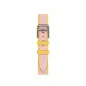 Apple Watch Bracelet Hermès - 42 mm - Couleur Simple Tour Twill Jump Attelage Rose Sakur