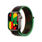 Apple Watch Bracelet - Signé Apple - 40mm  - Boucle Sport Black Unity - confortable - nylon tissé - 41 mm
