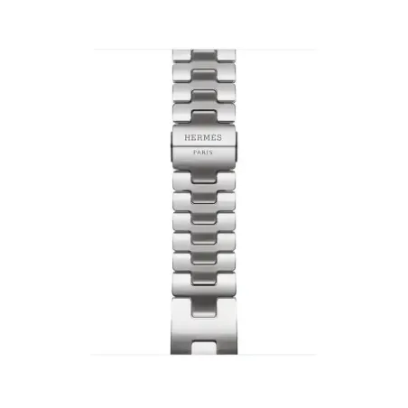 Apple Bracelet - Signé Apple Original - Boucle Hermès - Grand H Satiné 42 mm - Small