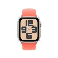 Apple Bracelet - Apple Watch - Signé Apple - Boucle Sport - confortable - Couleur tangerine 44 mm - S/M