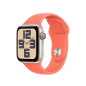 Apple Bracelet - Apple Watch - Signé Apple - Boucle Sport - confortable - Couleur tangerine 44 mm - S/M