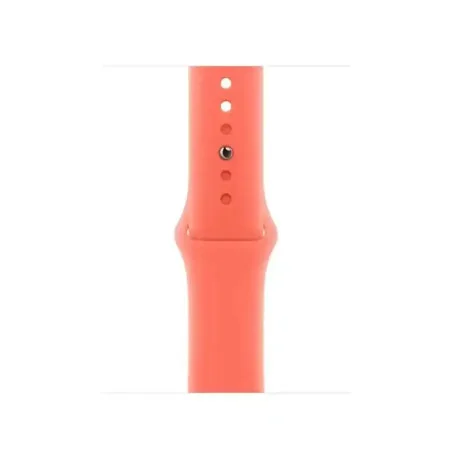 Apple Bracelet - Apple Watch - Signé Apple - Boucle Sport - confortable - Couleur tangerine 44 mm - S/M