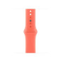 Apple Bracelet - Apple Watch - Signé Apple - Boucle Sport - confortable - Couleur tangerine 44 mm - S/M