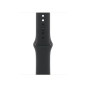 Apple Watch Bracelet - Signé Apple - Boucle Sport 40 mm - S/M - Fluoroélastomère - Couleur noir