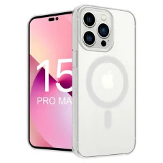 Apple Accessoire - Original Apple - Étui iphone transparent avec MagSafe pour iPhone 15 Pro Max