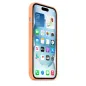 Apple Accessoire - Étui Original - Étui en silicone avec MagSafe pour iPhone 15 Plus - à l’orange