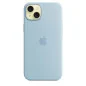 Apple Accessoire - Original Apple - Étui en silicone avec MagSafe pour iPhone 15 Plus - Bleu clair