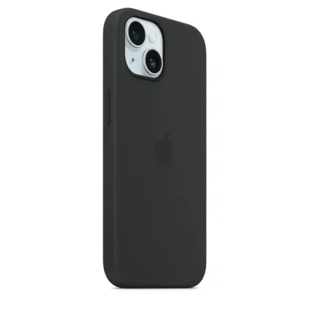 Apple Accessoire - Étui Original - Étui en silicone avec MagSafe pour iPhone 15 - Couleur Noir