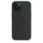 Apple Accessoire - Étui Original - Étui en silicone avec MagSafe pour iPhone 15 - Couleur Noir
