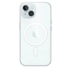 Apple Accessoire - Étui Original - Etui Transparent pour iPhone 15 Compatible avec magSafe