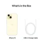 Apple iPhone 15 - 256Go - 6,1 Pouces - 171g - Jaune - Neuf - Garantie 1an