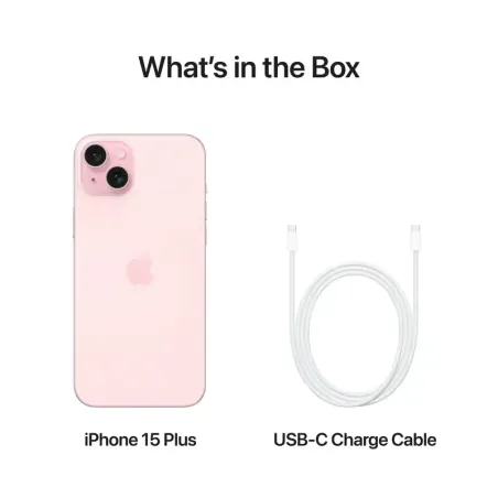 Apple iPhone 15 Plus - 512Go - 6,7 Pouces - 201g - Rose - Neuf - Garantie 1an