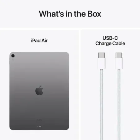 Apple iPad Air 6 - 11 pouces - Wi Fi+Cellulaire - 512Go Stockage - Puce M2 - Gris Sidéral - Garantie 1 An