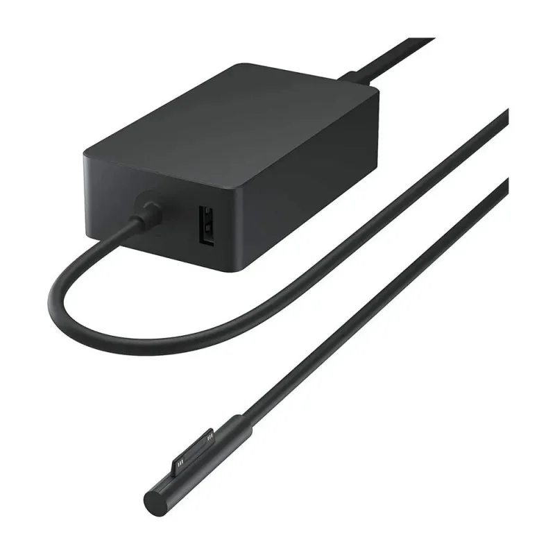 Microsoft Chargeur Alimentation 65W noir pour Surface Pro et Surface Laptop