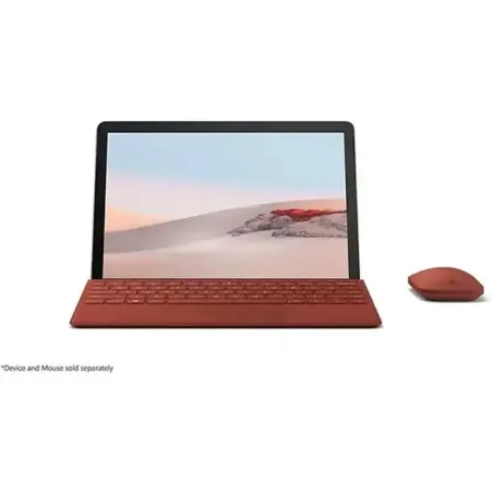 Microsoft Surface Clavier Type Cover compatible Surface Go, Go 2, Go 3 Rouge Coquelicot