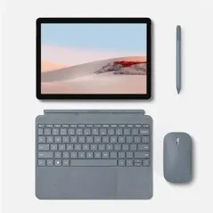 Microsoft Surface Clavier Type Cover compatible Surface Go 2, Go 3 (Clavier AZERTY) Bleu glacier