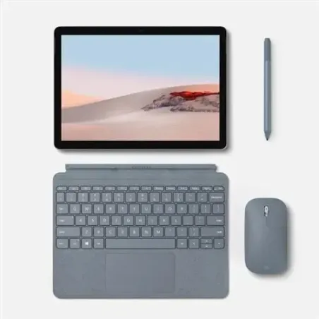 Microsoft Surface Clavier Type Cover compatible Surface Go 2, Go 3 (Clavier AZERTY) Bleu glacier
