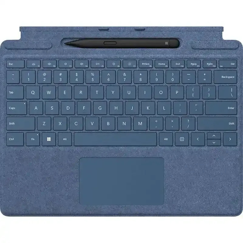Microsoft Clavier Signature + Stylet Slim Pen2  Pro 8, Pro 9 et Pro 11 (AZERTY) Bleu