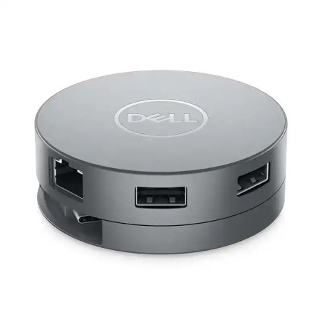 Dell DA310 Adaptateur Mobile USB-C 7-en-1 avec Alimentation 90W - Argent
