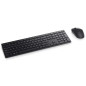 Dell Pro KM5221W - Ensemble clavier et souris - sans fil - AZERTY -  Noir