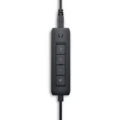 Dell Pro WH1022 - Micro-casque stéréo - filaire - USB - Arceau Appels/Musique - Noir