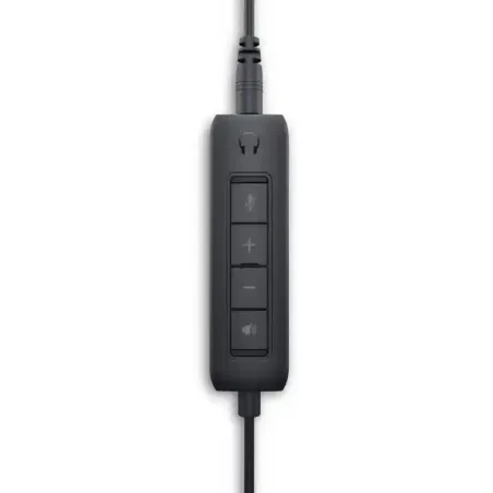 Dell Pro WH1022 - Micro-casque stéréo - filaire - USB - Arceau Appels/Musique - Noir