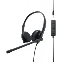Dell Pro WH1022 - Micro-casque stéréo - filaire - USB - Arceau Appels/Musique - Noir