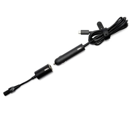 Dell Auto/Air adaptateur secteur allume-cigare 90W USB-C pour ordinateur Dell Inspiron, Latitude