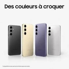 Samsung Galaxy S24+ Stockage 256GB - RAM 12GB - Écran  6,7" _ batterie 4900 mAh  Noir