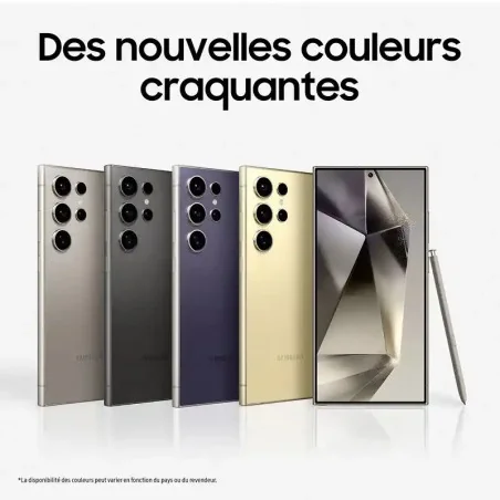 Samsung Galaxy S24 Ultra - Stockage 256GB -  ram 12GB - Ecran 6.8" - Batterie 5000mAh  Gris