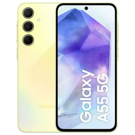 Samsung Galaxy A55 5G   8GB Ram - Stockage 256GB - écran AMOLED FHD+ de 6,6 pouces - batterie 5000mAh  Lime